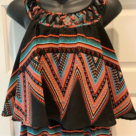 Heart and Soul Boho maxi-dress, size Large - Picture 2 of 8